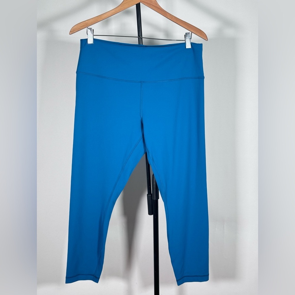 NWOT Lululemon Wunder Train High-Rise Tight 25" Blue Nile - Picture 3 of 5
